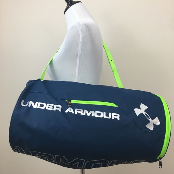 Under Armour Bags Storm 1 Blue Green Duffle Gym Bag Poshmark